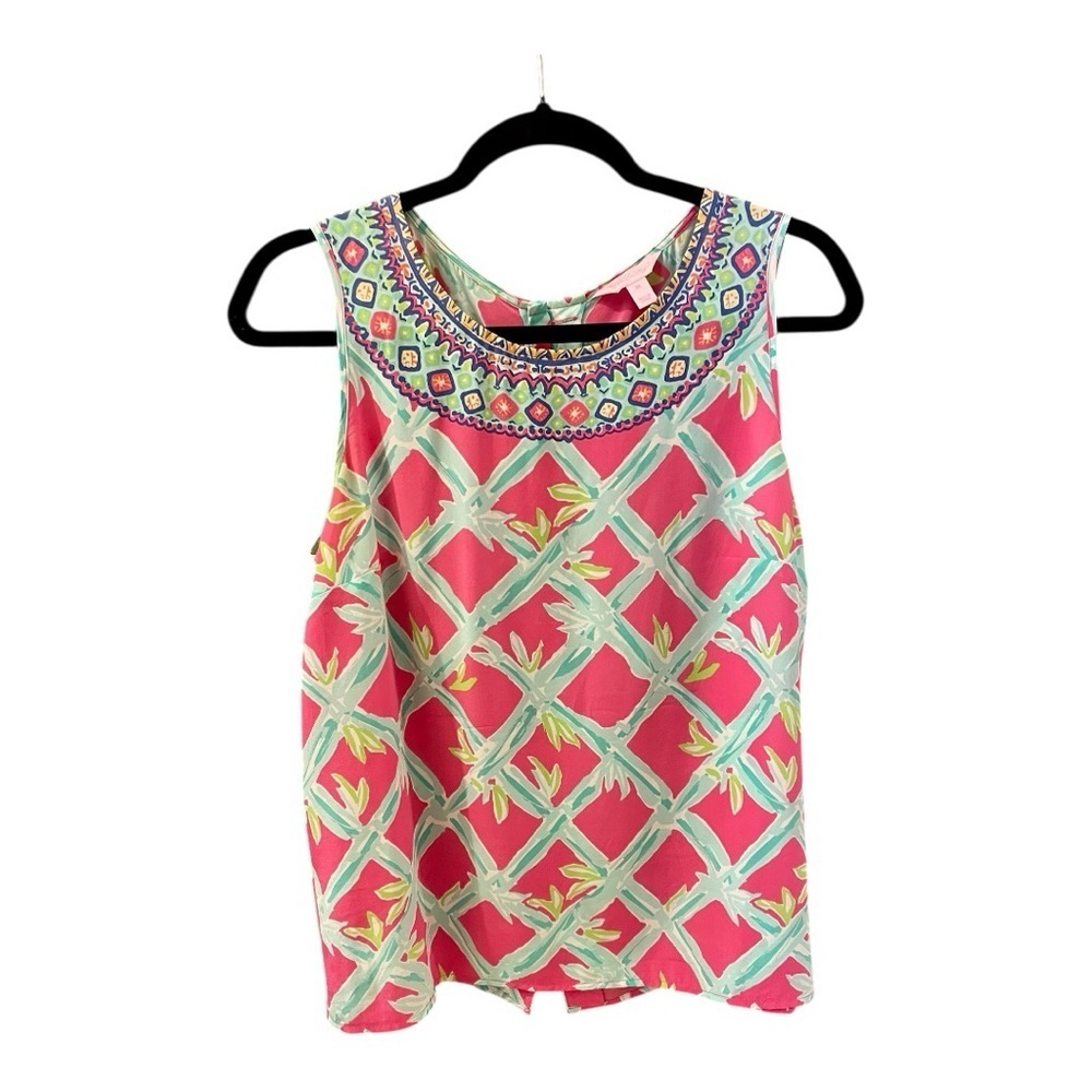 Lilly Pulitzer Iona Shell, Capri Pink, Size M.